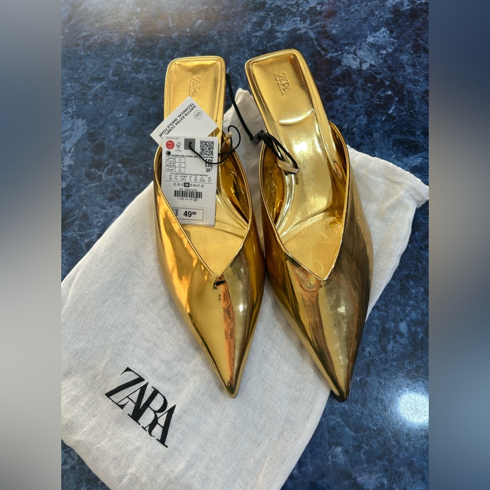 Zara Gold Women's Shoes